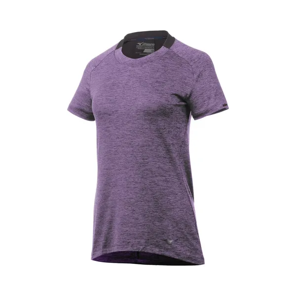 Mizuno Women's Alpha Short Sleeve Tee Veronica/Magnet