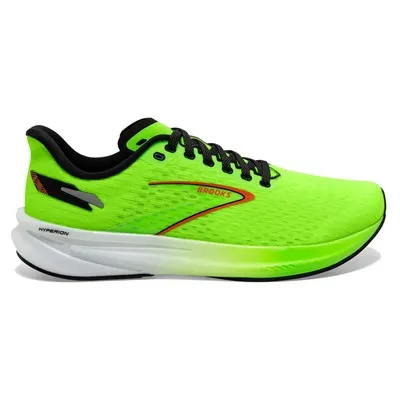 Brooks Men's Hyperion Green Gecko/Red Orange/White