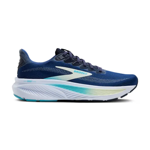 Brooks W Ghost 17 458 - Navy/Green/Turquoise