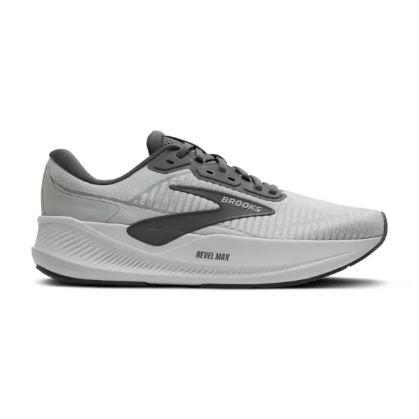 BROOKS Men's Revel Max Oyster Mushroom/Poppy Seed