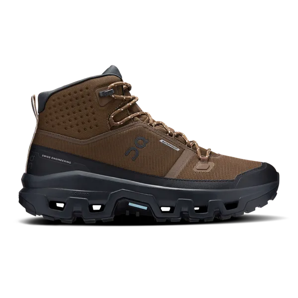 on-running Men's Cloudrock Mid WP Earth | Black
