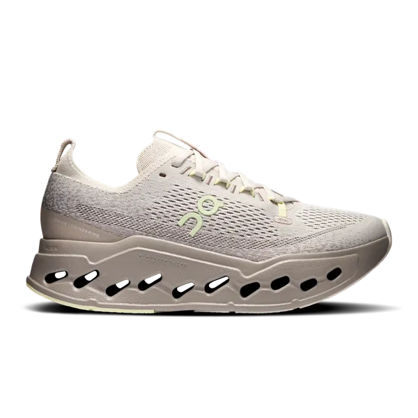 On Women's Cloudsurfer Max Pelican | Limelight