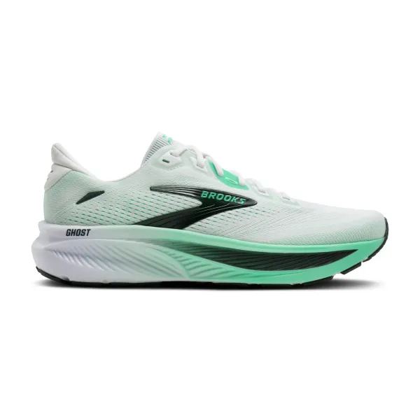 Brooks Men's Ghost 18 183 White/SpringBud/Spruce