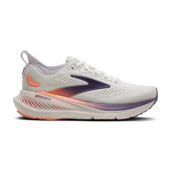 Brooks Women's Glycerin 23 White/Mulled Grape/Clear