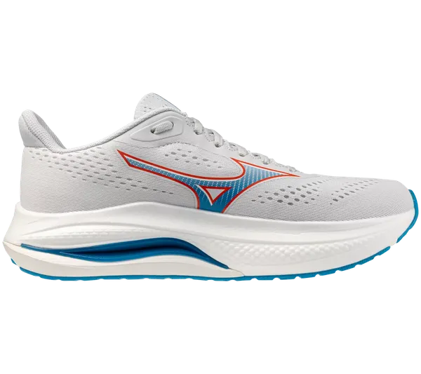 Mizuno MEN'S WAVE INSPIRE 22 - WIDE 2E CLOUDSCAPE-BLUE JEWEL