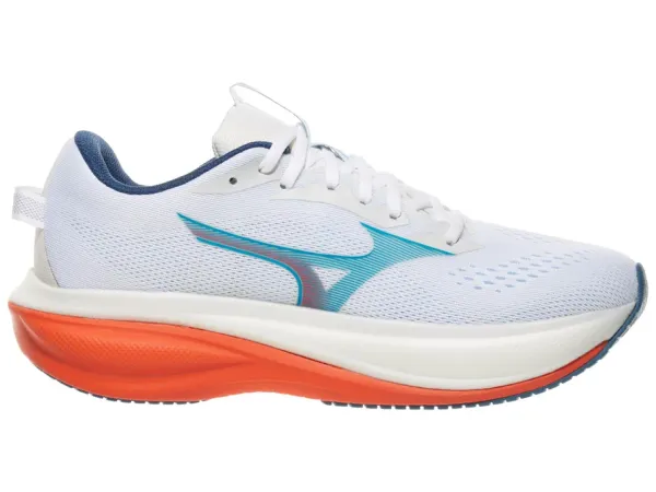 Mizuno Men's Wave Rider 30 00BJ WhiteBlueJewel