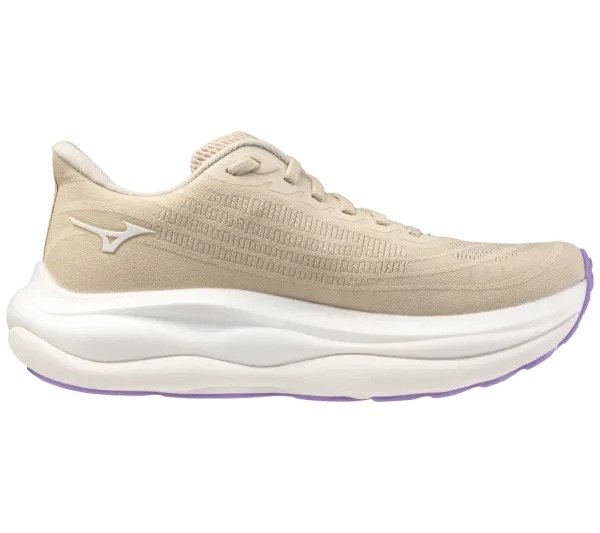 Mizuno Women's Wave Sky 9 SUMMER SAND-WHITE