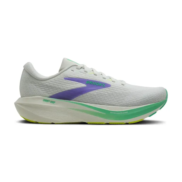 Brooks Women's Ghost Amp 045 Grey/Grey/ParadiseGreen