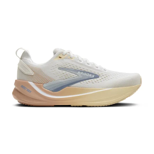 Brooks Women's Ghost Max 4 173 White/Rose/Rutabaga
