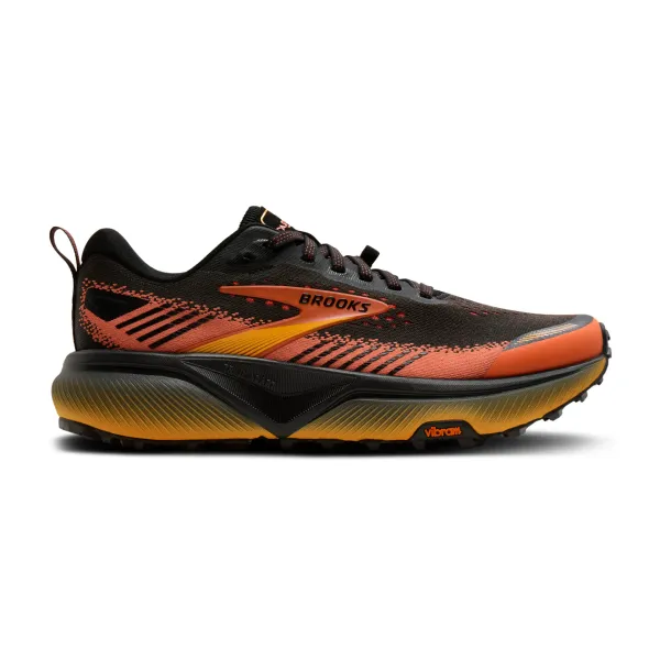 Brooks Men's Cascadia 20 016 Black/Tigerlily/Orange
