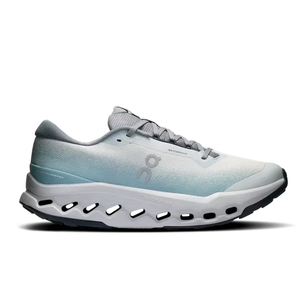 On Men's Cloudsurfer Trail 2 Waterproof Glacier | Tide