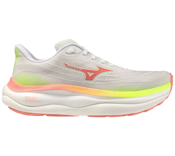 Mizuno Women's WAVE SKY 9 Wide D GF WHITE-DESERT FLOWER