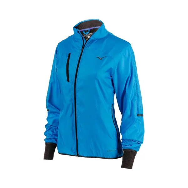 Mizuno Women's Breath Thermo® FZ Jacket SWEDISH BLUE