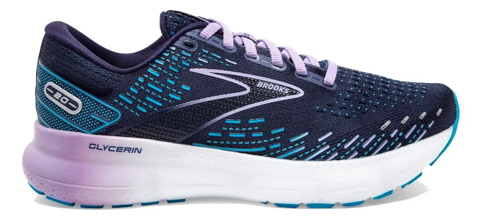 BROOKS Women's Glycerin 20 Peacoat/Ocean/Pastel Lilac