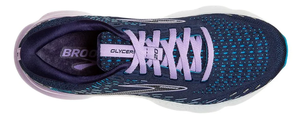 BROOKS Women's Glycerin 20 Peacoat/Ocean/Pastel Lilac