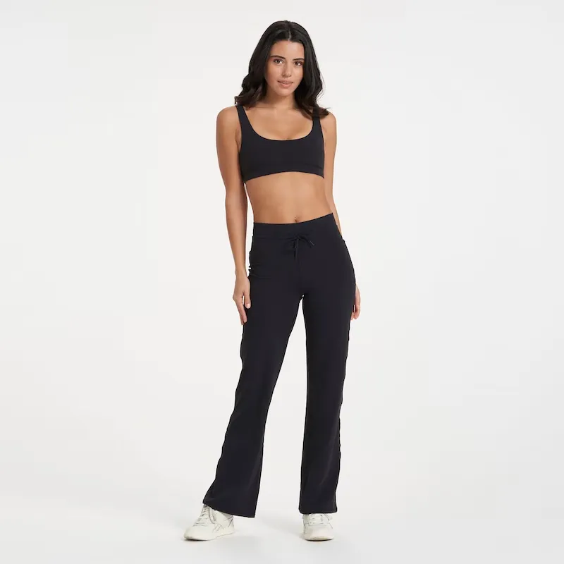 Vuori Women's Daily Wideleg Black