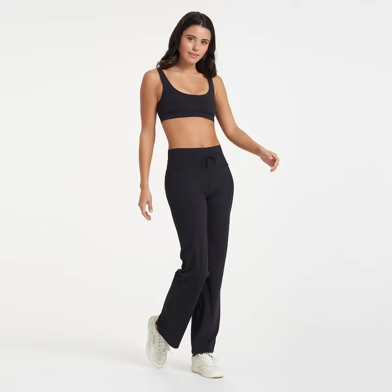 Vuori Women's Daily Wideleg Black