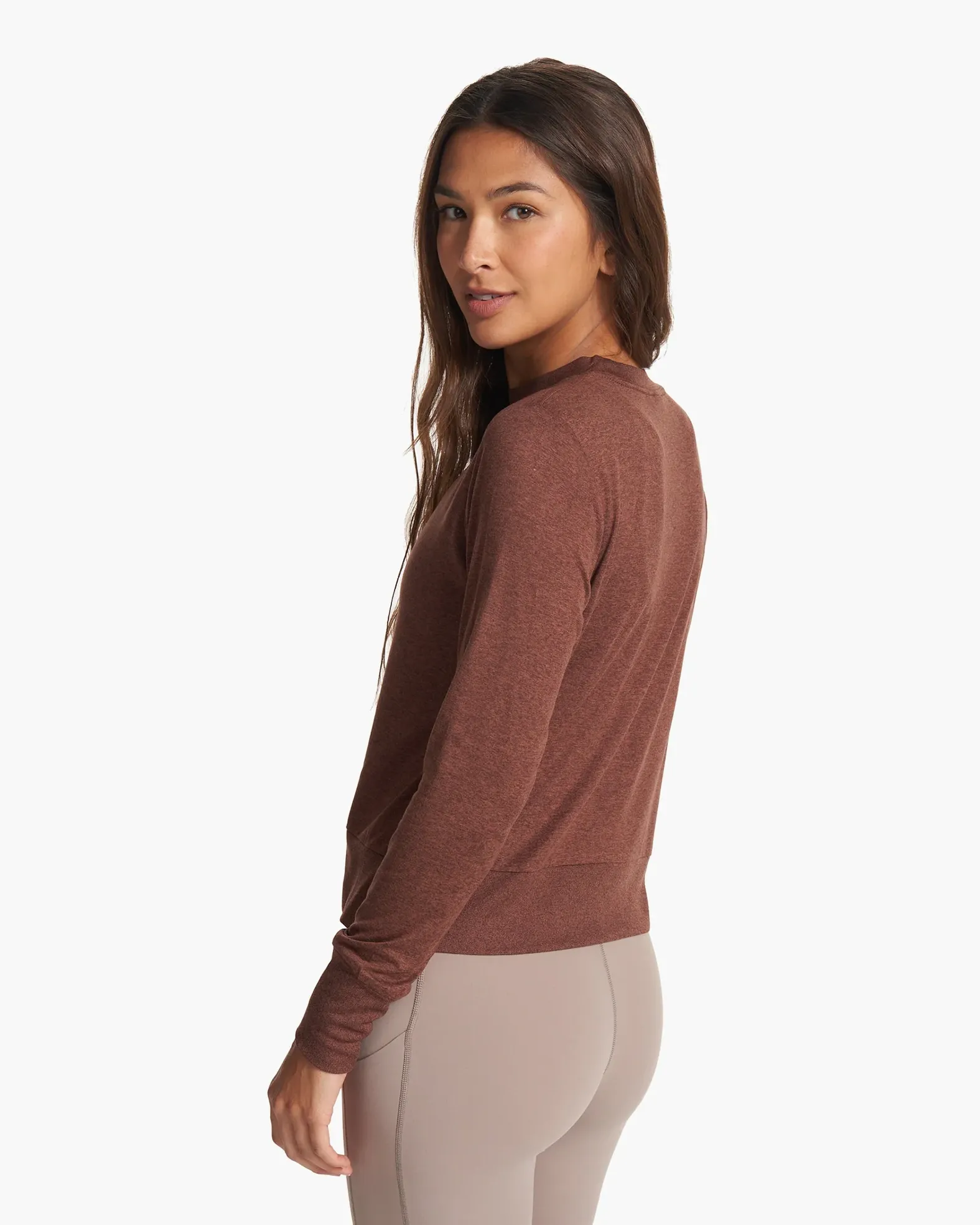 Vuori Women's Daydream Crew Mulberry Heather