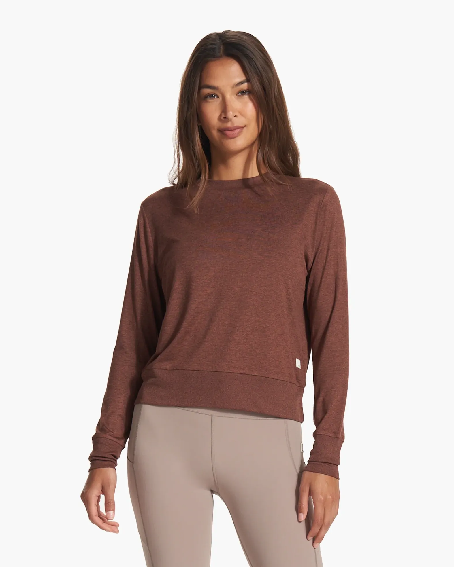 Vuori Women's Daydream Crew Mulberry Heather