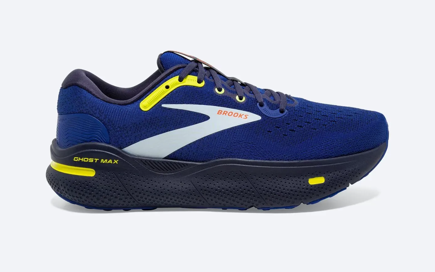 BROOKS Men's Ghost Max Surf The Web/Peacoat/Sulphur BROOKS Men's Ghost Max Surf The Web/Peacoat/Sulphur