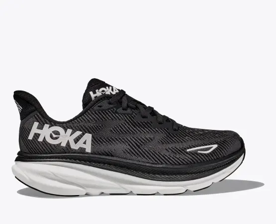 Hoka Men's Bondi 8 X-Wide BWHT Black/White