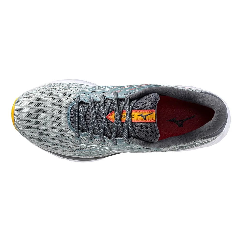 MIZUNO MEN'S WAVE INSPIRE 20 GREY/YELLOW