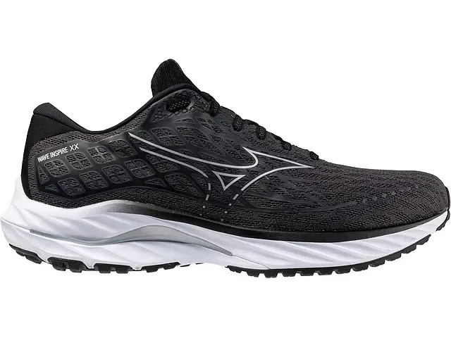 Mizuno Men's WAVE INSPIRE 20 EY00 EbonyWhite