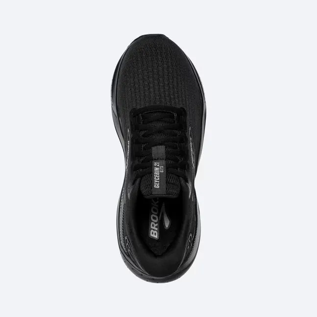 BROOKS Men's Glycerin GTS 21 BLACK/BLACK/EBONY