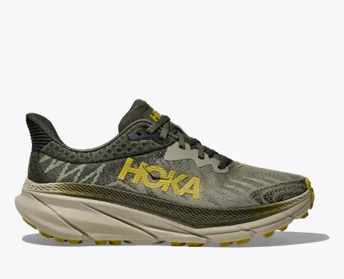 Hoka Men's Challenger 7 Wide (2E) OLIVE HAZE / FOREST COVER