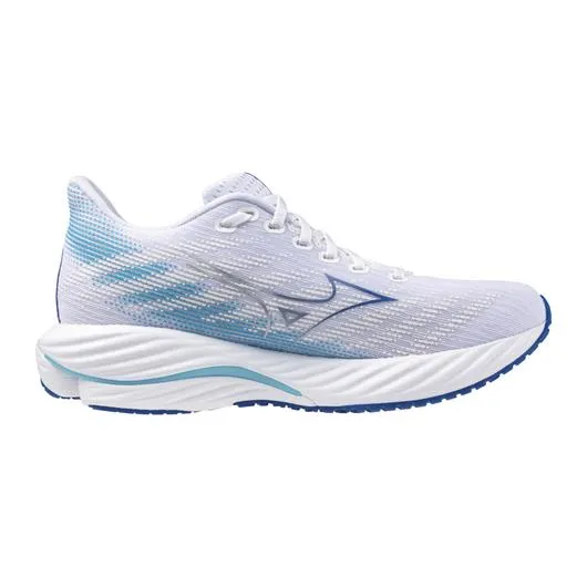 MIZUNO Women's WAVE RIDER 28 White/Mugen Blue