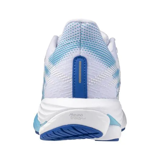 MIZUNO Women's WAVE RIDER 28 White/Mugen Blue