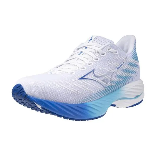 MIZUNO Women's WAVE RIDER 28 White/Mugen Blue