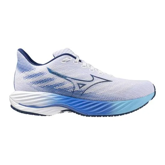 Mizuno Wave Rider 28 ブルー MIZUNO Men's WAVE RIDER 28 White/Estate Blue