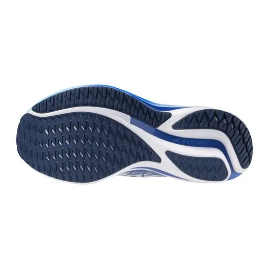 MIZUNO Men's WAVE RIDER 28 White/Estate Blue