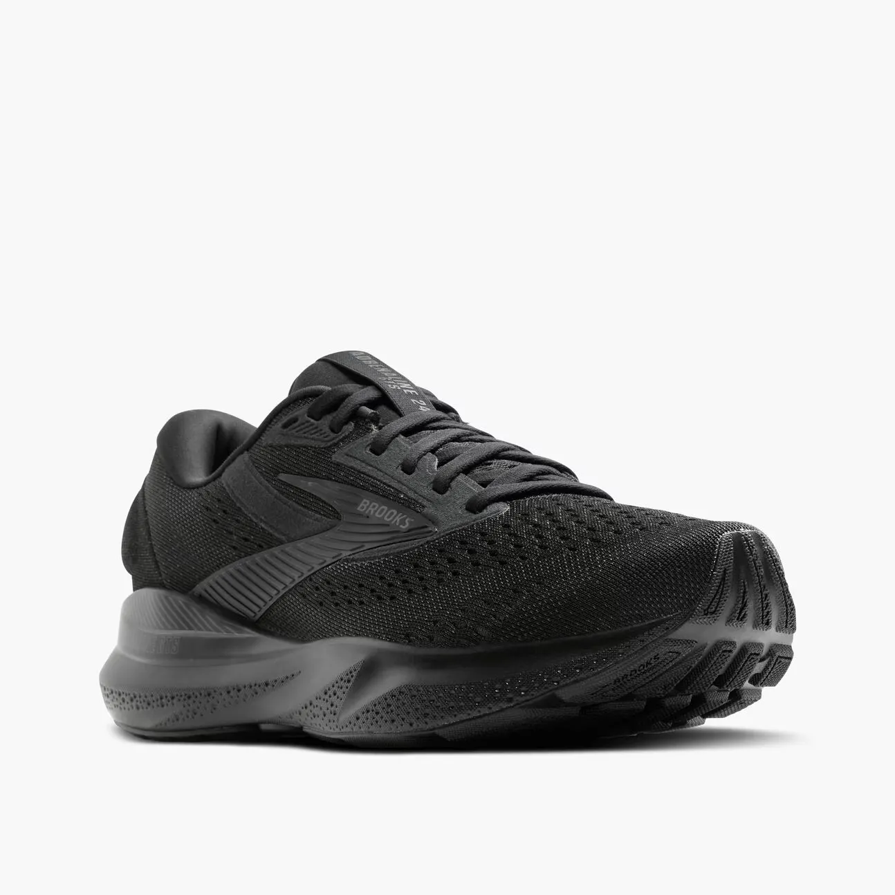 Brooks Adrenaline GTS 24 Black Ebony Mens 10 Wide 2E Running Shoes Road Support Brooks Adrenaline GTS 24 (Men main image 4