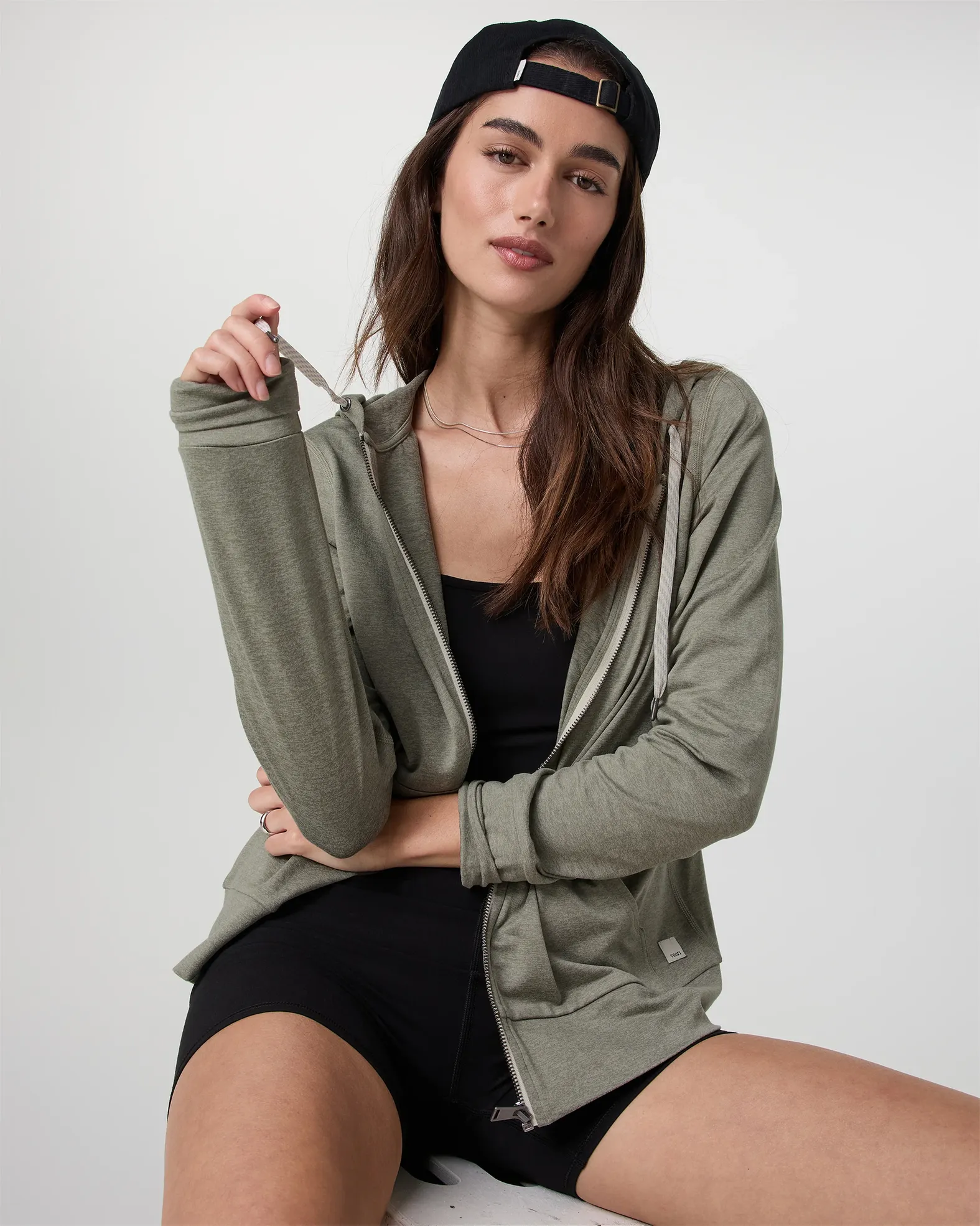 Vuori Women's Halo Perform Hoodie Laurel Heather