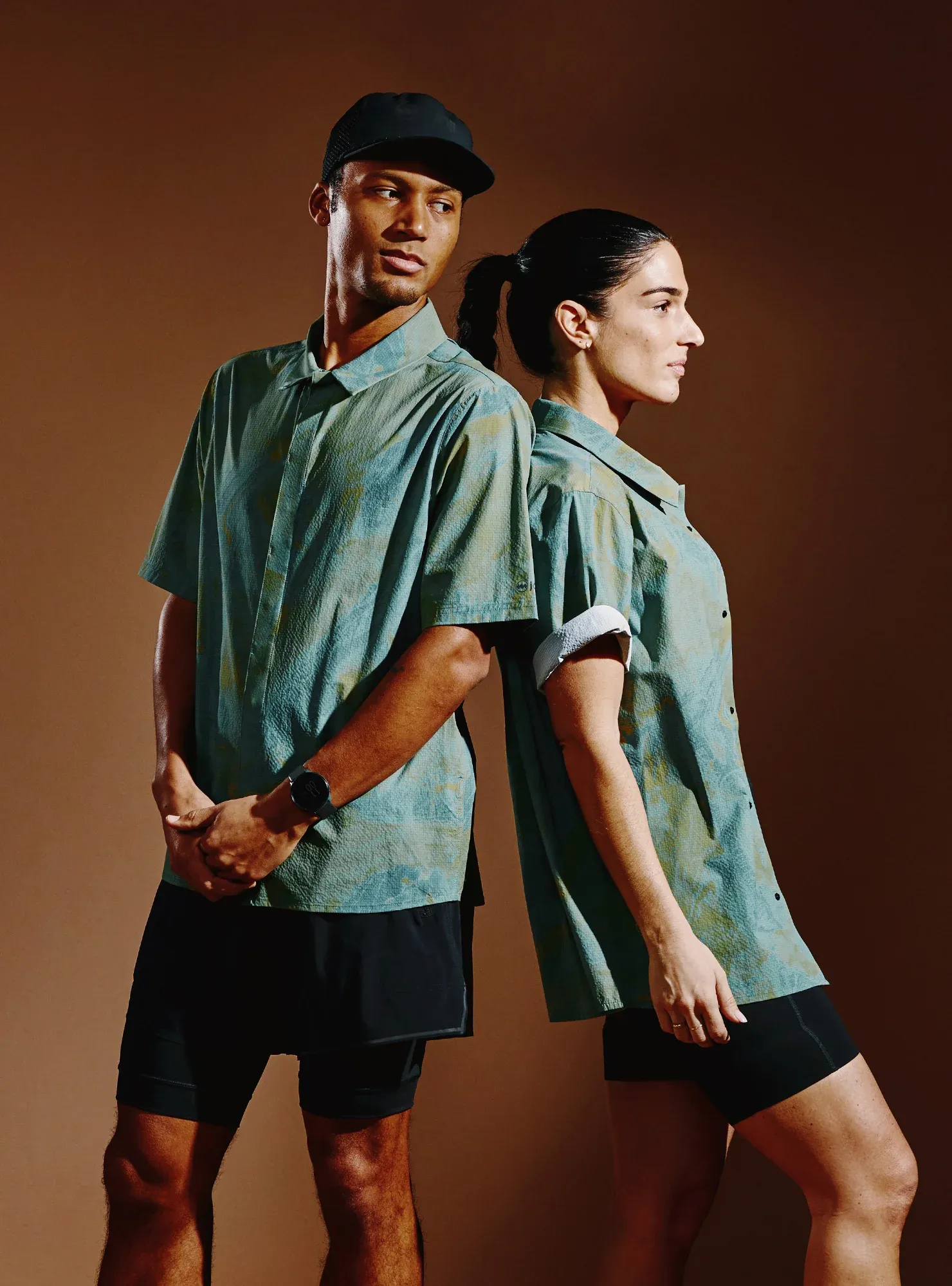 Tシャツ キャップ Janji Men's Trekker Snappy Shirt Terraform Cascade