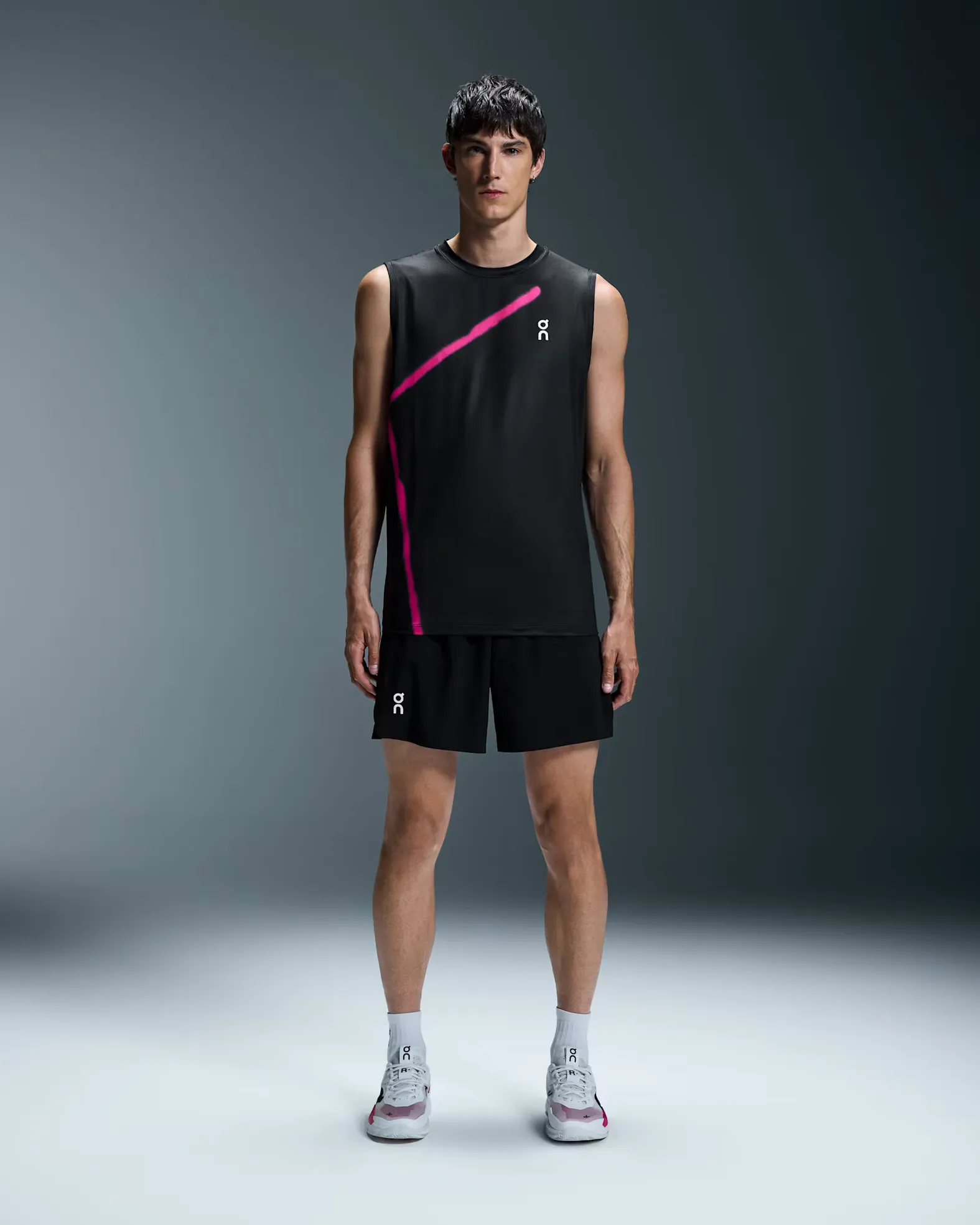 On Men's Court Shorts BLACK
