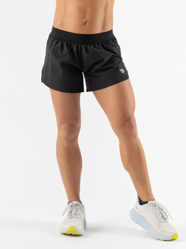 RABBIT Women's Rabbit 4" Fuel N Fly Short Black