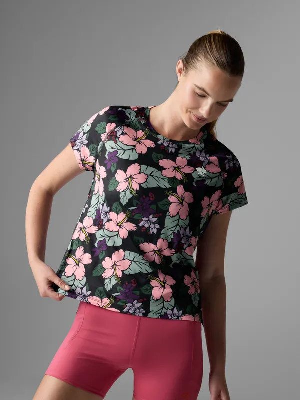 Rabbit Apparel EZ Tank - women Hibiscus Floral