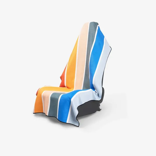 Nomadix Car Seat Cover Towel Stripes Retro