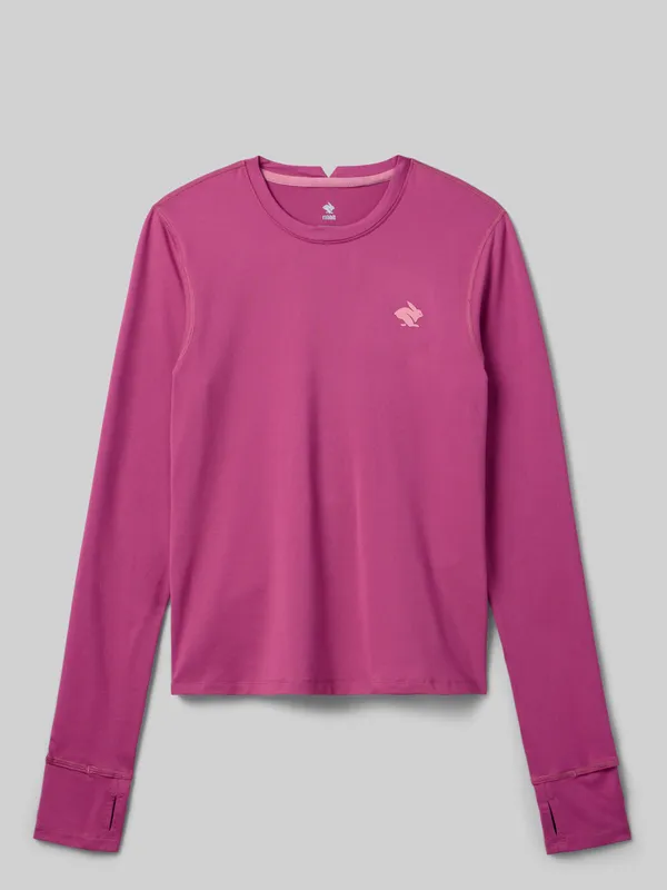 Rabbit Apparel EZ TEE LS MIDWEIGHT HAWTHORN ROSE