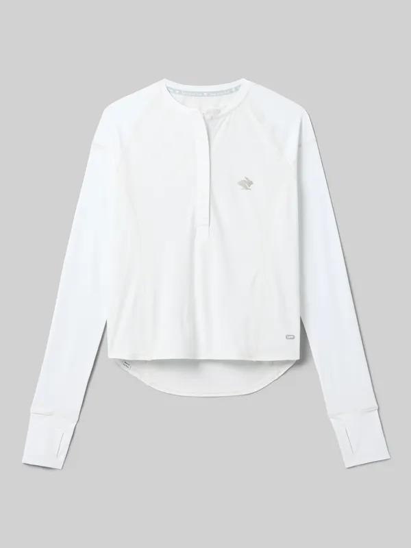 RABBIT Women's Sunrunner LS Top WHITE