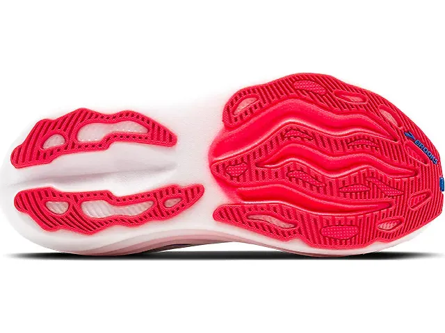 BROOKS Women's Glycerin Max White/Black/DivaPink