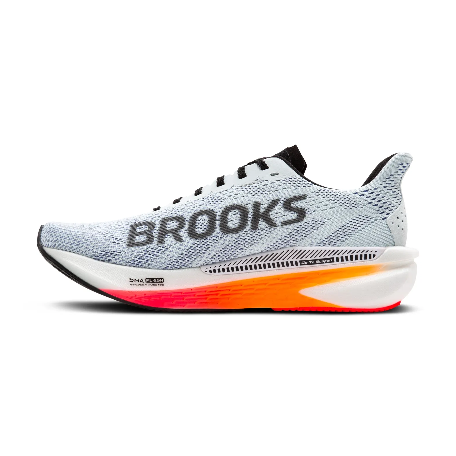 Brooks Men's Hyperion GTS 2 Grey/Black/Orange