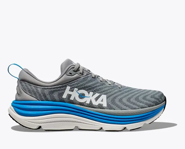 Hoka Men's Gaviota 5 Limestone/Diva Blue
