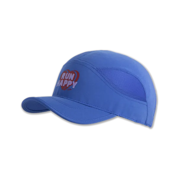 BROOKS BRO CHASER HAT BLUETIFUL/RUN HAPPY HEART