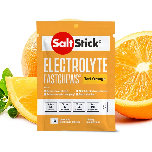 SaltStick SALTSTICK FASTCHEW ORANGE 10 Pack