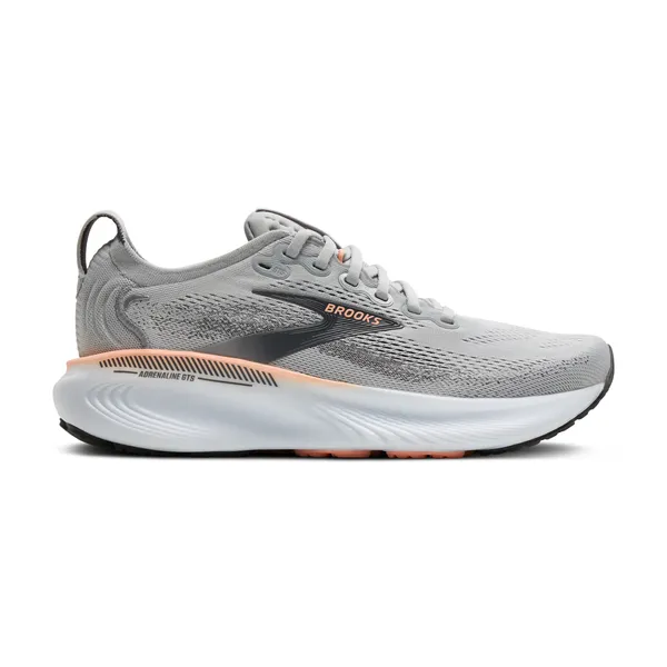 Brooks Women's Adrenaline GTS 25 Grey/Blackened Pearl/Coral