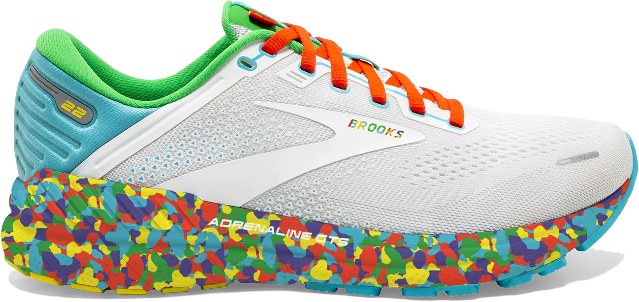 BROOKS Women's Adrenaline GTS 22 White/Red/Green